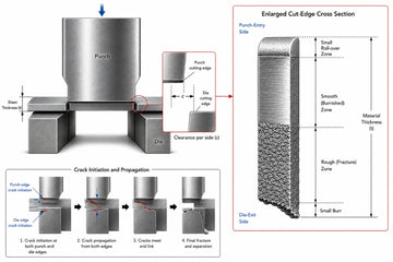 Burr-free Blanking of Electromagnetic Shielding Components: Comparison of Fine Blanking, Small Clearance, and Negative Clearance Approaches