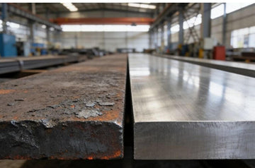 hot rolled vs cold rolled steel surface comparison in manufacturing