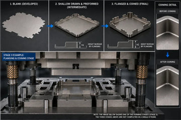 Optimization of the Combined Shallow Drawing and Flanging Process for Thin-Sheet Shielding Covers