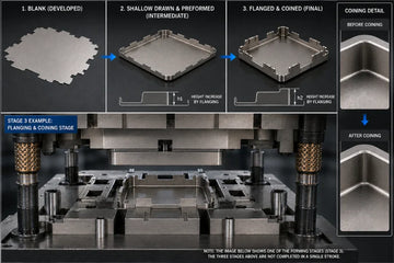 Optimization of the Combined Shallow Drawing and Flanging Process for Thin-Sheet Shielding Covers
