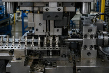 Lateral Forming of Terminal Barbs and Locking Tabs: Principles and Applications of the Cam-Slide Mechanism