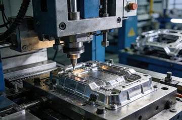metal stamping for electric vehicles manufacturing process in automotive factory