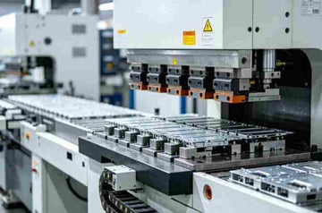 metal stamping processes in manufacturing with precision stamping machine