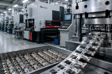 Precision metal stamping Mil-Spec components in high-volume OEM production