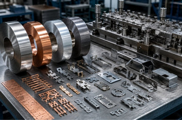 precision metal stamping material selection for OEM progressive die manufacturing