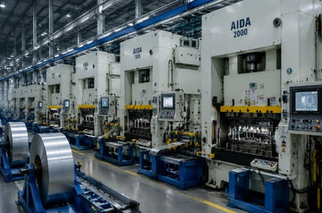 High-volume precision stamping of Type-C and HDMI connector shells