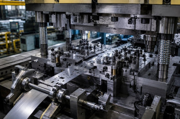 precision progressive die stamping tool in high-volume OEM metal stamping production