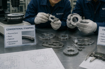 fineblanking improving precision stamped part quality in OEM metal stamping production