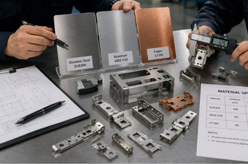 material hardness affects stamping quality in precision OEM metal stamping