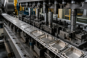 Cutting Process for Separating Shielding Components from the Carrier Strip: Comparison Between V-cut and Punch-cut Separation