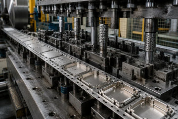 Cutting Process for Separating Shielding Components from the Carrier Strip: Comparison Between V-cut and Punch-cut Separation