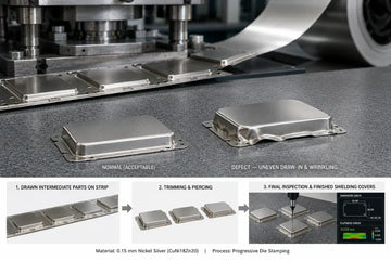 Flatness Control and Warpage Prevention for 0.15 mm Nickel Silver Shielding Covers