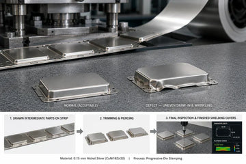 Flatness Control and Warpage Prevention for 0.15 mm Nickel Silver Shielding Covers
