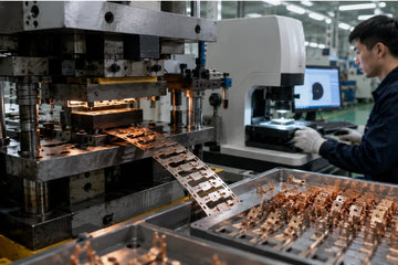 metal stamping tolerance inspection in precision OEM production