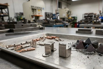 deburring methods for precision stamped metal parts in OEM production
