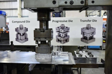 compound vs progressive vs transfer die stamping process comparison in metal manufacturing
